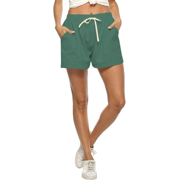 Womens Ladies Elastic Waist Drawstring Beach Loose Shorts Hot Pants Plus Size Womens Ladies Elastic Waist Drawstring Beach Loose Shorts Hot Pants Plus Size